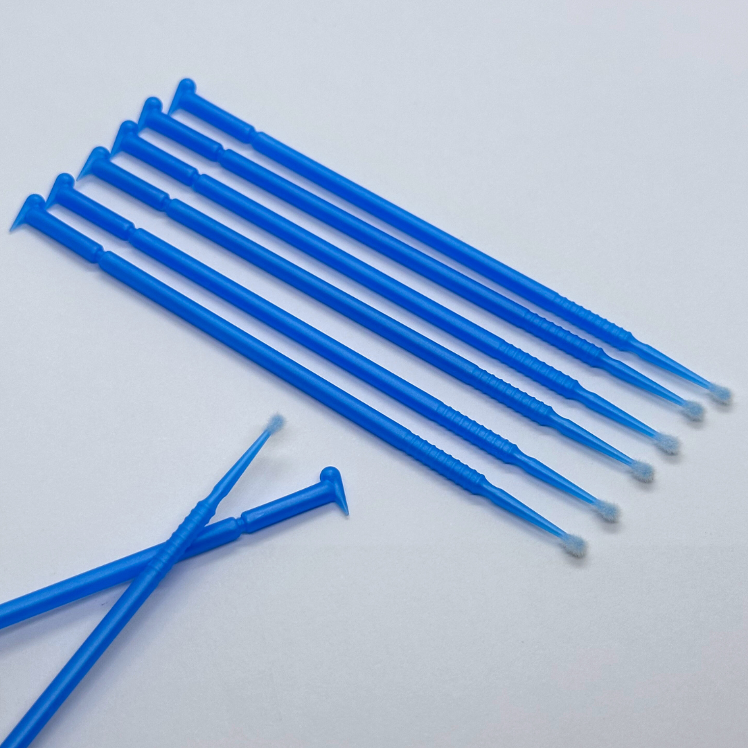 Microcepillos 2 en 1 con Palillo – 100 Uds