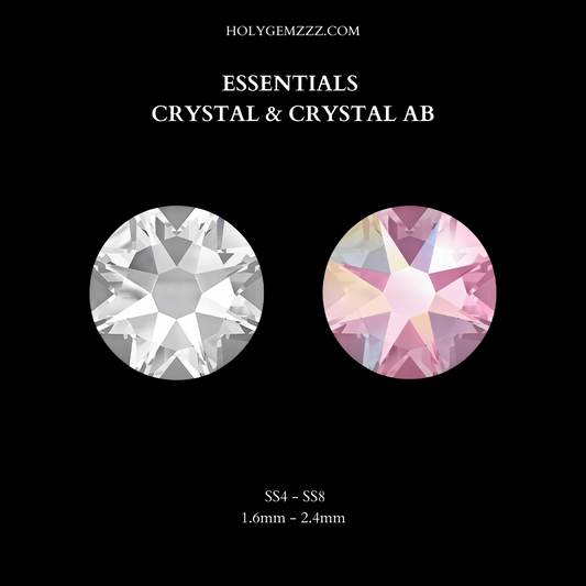 Essentials Crystal & Crystal AB – Gemas Dentales Básicas Preciosa (180 Pcs)