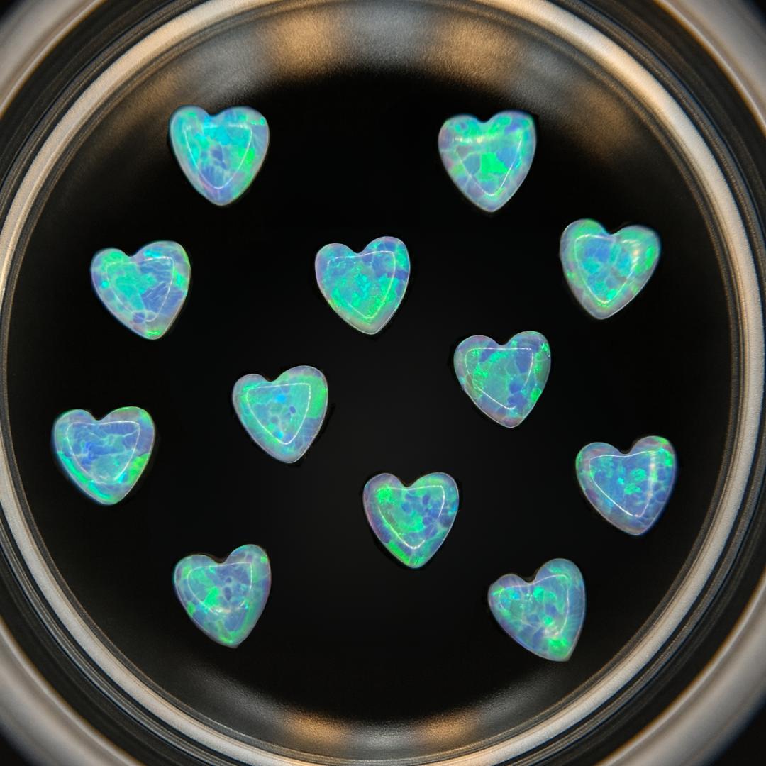 Opal Tooth Gem - Heart