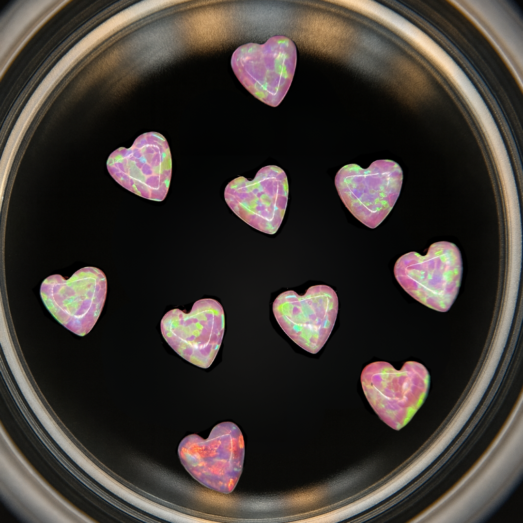 Opal Tooth Gem - Heart