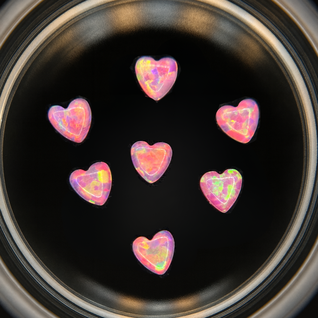 Opal Tooth Gem - Heart