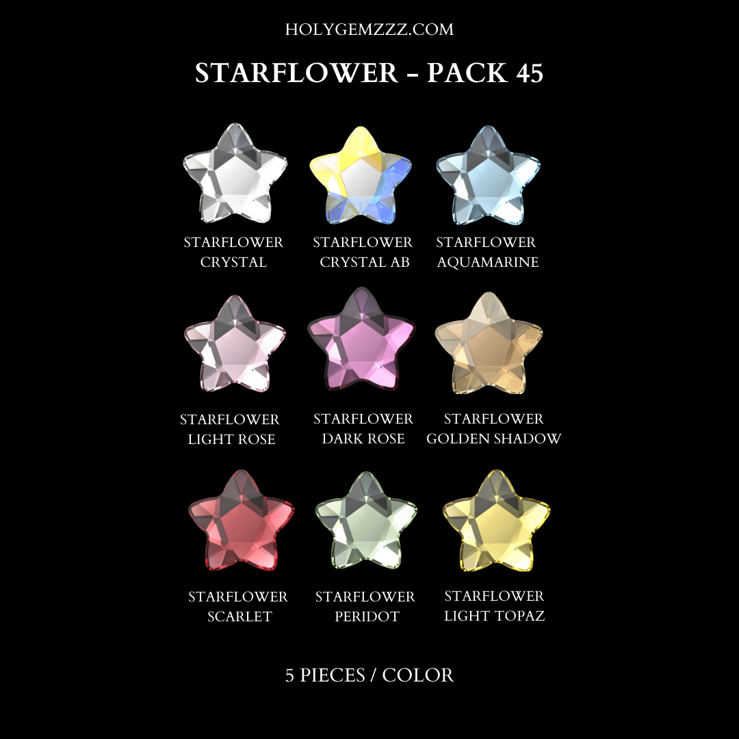 Starflower Collection – Pack de 45 Gemas Dentales