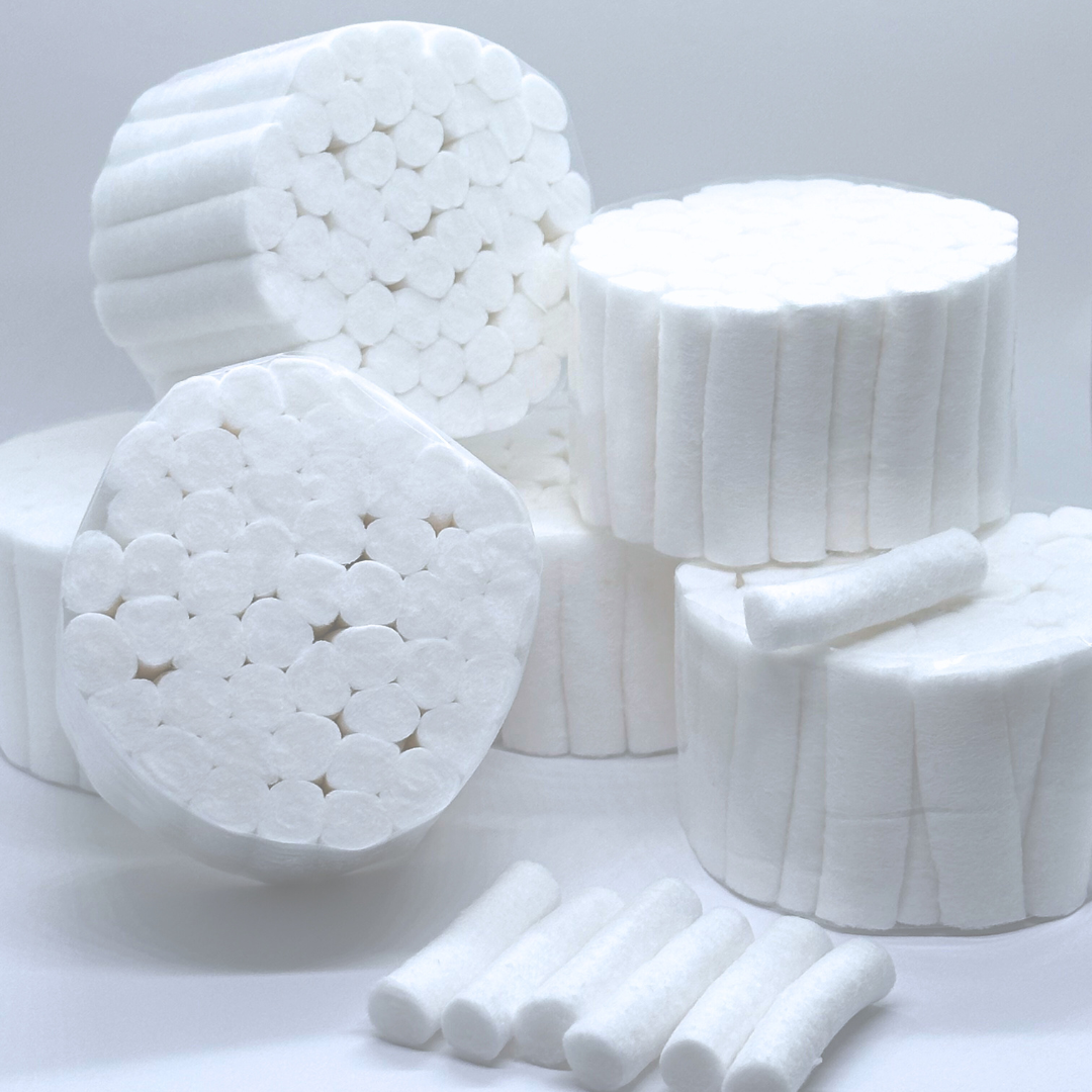 Dental Cotton Rolls – High Absorption & Soft Texture (Pack of 750)