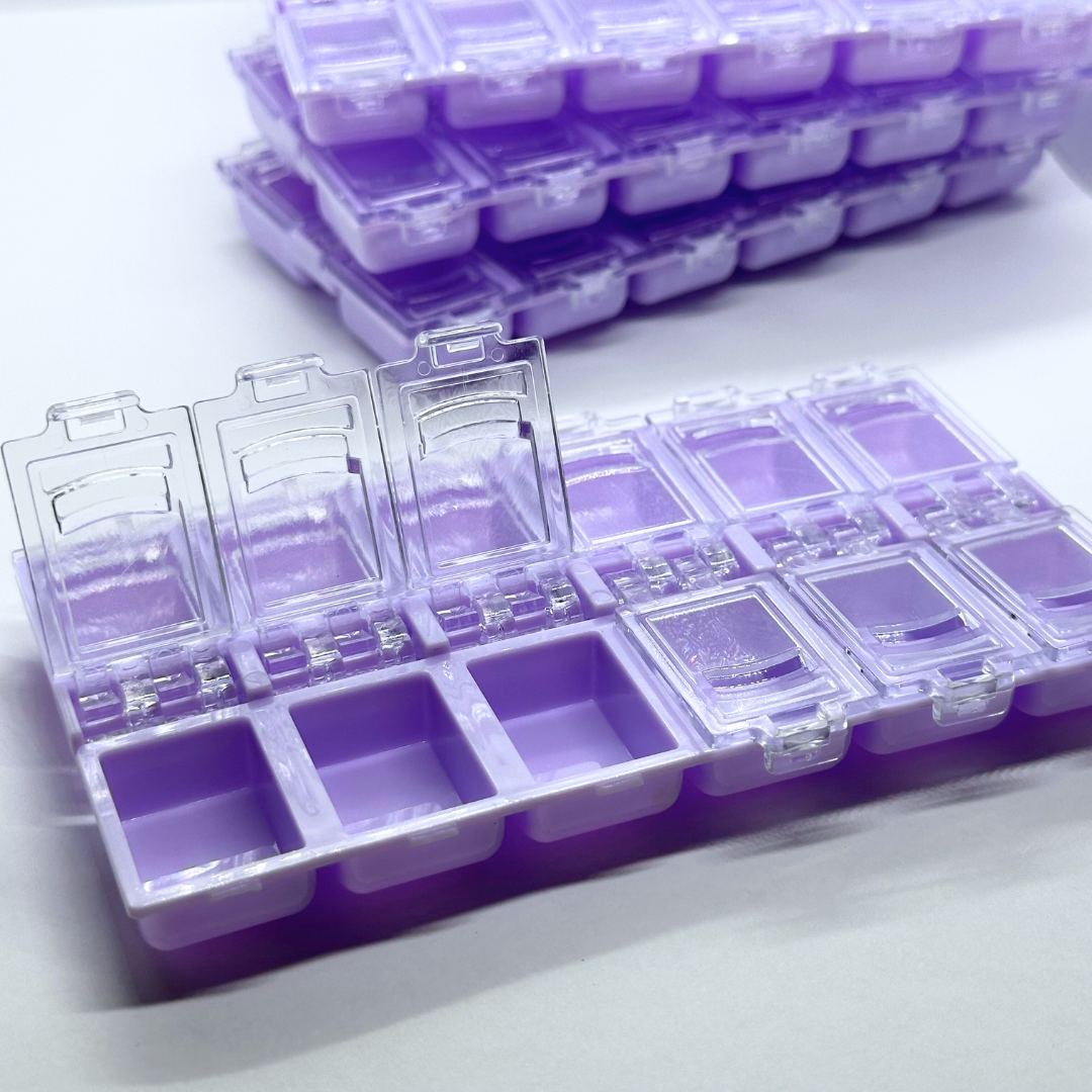 Caja Organizadora de Gemas Dentales – 12 Compartimentos