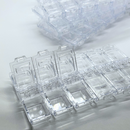 Caja Organizadora de Gemas Dentales – 12 Compartimentos