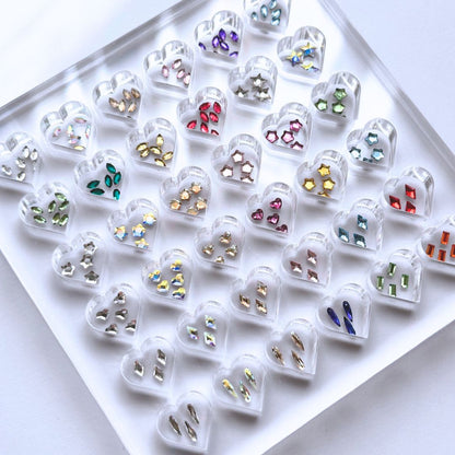 Magnetic Tooth Gem Display Tray – 36 Compartments