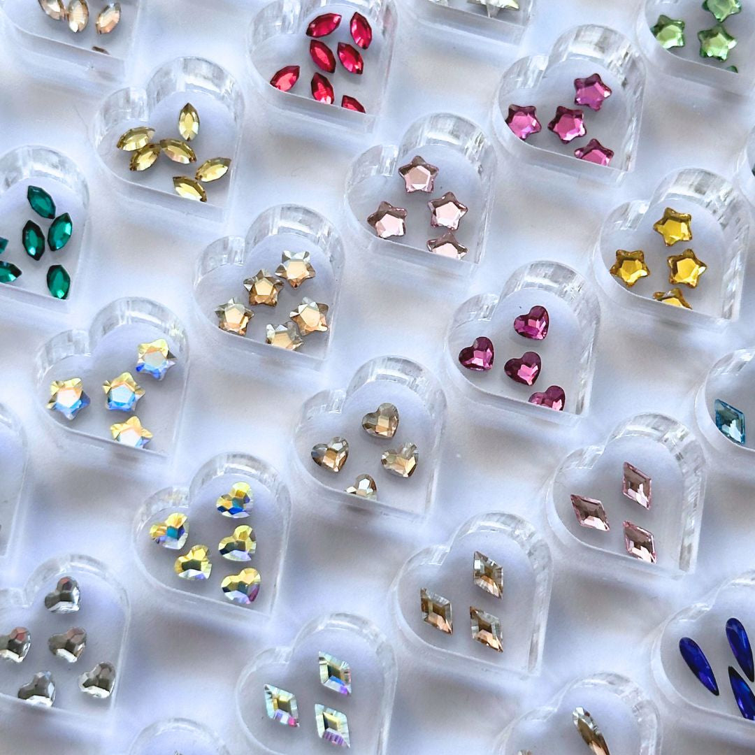 Magnetic Tooth Gem Display Tray – 36 Compartments