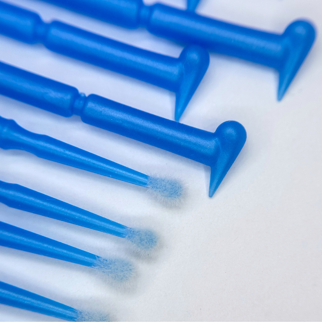 Microcepillos 2 en 1 con Palillo – 100 Uds
