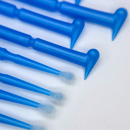 Microcepillos 2 en 1 con Palillo – 100 Uds