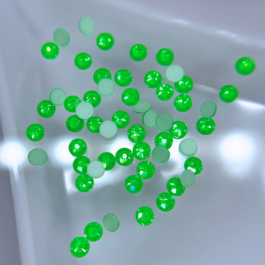 Original Neon Tooth Gems - Electric Green