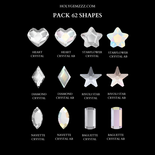 Essentials Crystal & Crystal AB - Shapes