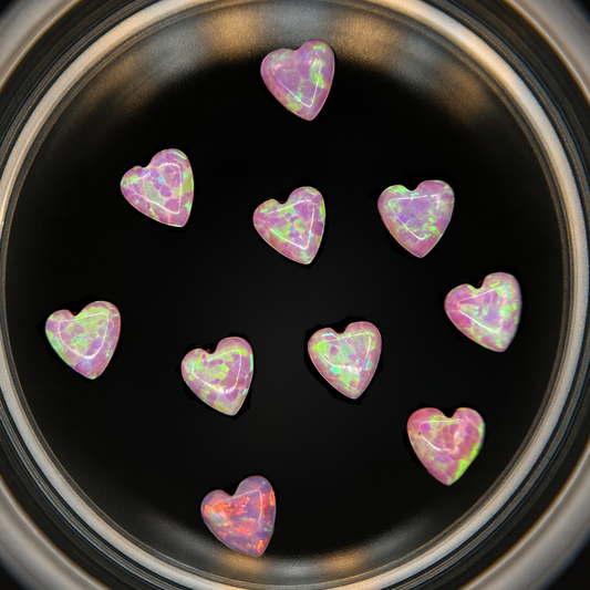 Opal Tooth Gem - Heart