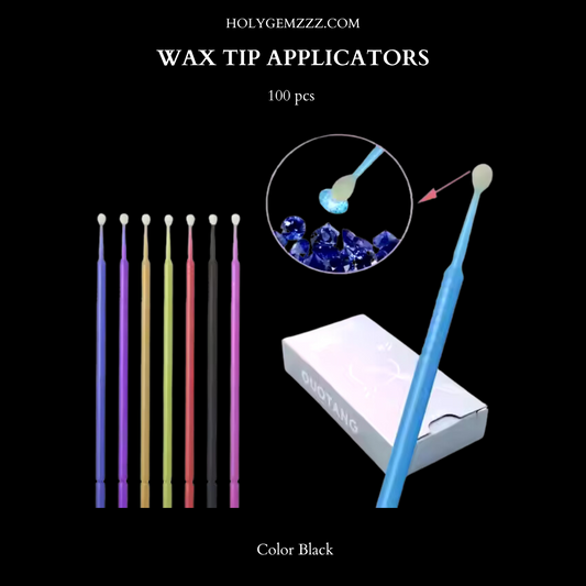 Pack de 100 aplicadores desechables de cera para gemas dentales