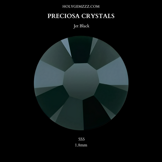 Preciosa Tooth Gems - Jet Black