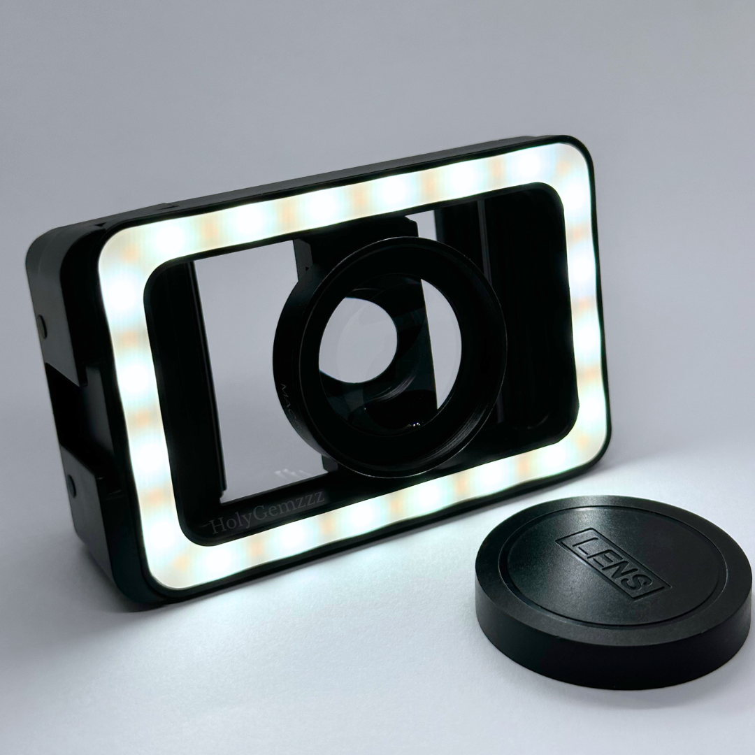 Macro Lente con LED x15 - Convierte tu Móvil en una Cámara Pro