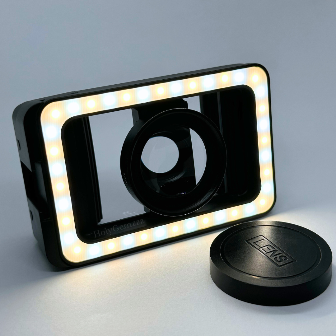 Macro Lente con LED x15 - Convierte tu Móvil en una Cámara Pro