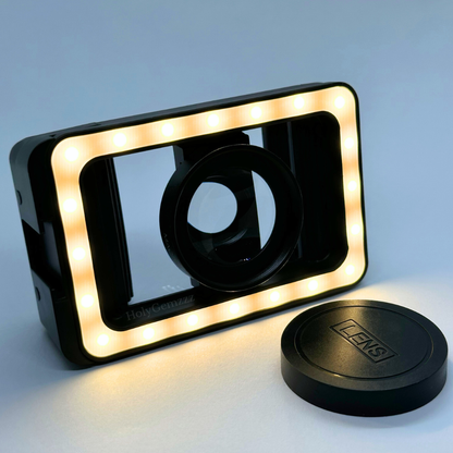 Macro Lente con LED x15 - Convierte tu Móvil en una Cámara Pro