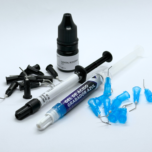 Kit de Adhesión para Gemas Dentales – Etch + Adhesivo + Composite