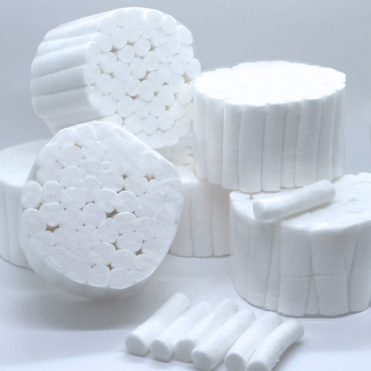 Dental Cotton Rolls – High Absorption & Soft Texture (Pack of 750)