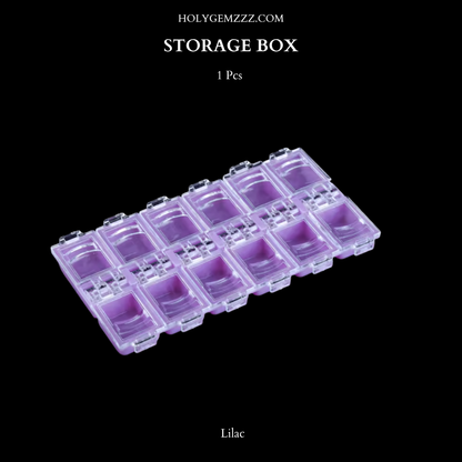 Caja Organizadora de Gemas Dentales – 12 Compartimentos